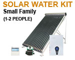 Small Solar Water Healer Kit